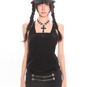 Versatile Women's Slim-Fit U-Neck Tank Top - Simple and Stylish Basic for Everyday Wear