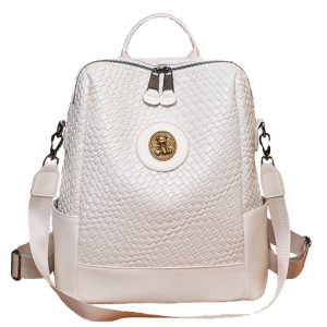 Versatile Women's Soft Leather Backpack - Large Capacity, Multi-Way Dual-Use, Commuting Travel Bag