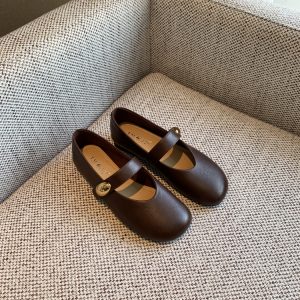 Versatile Women's Velcro Retro Mary Jane Leather Shoes - 2025 Spring Style, Fashionable and Comfortable Footwear for Every Occasion