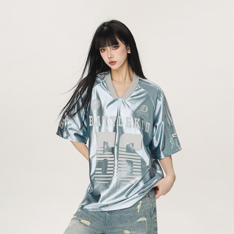 Vintage American Beer Team Captain Loose Short Sleeve T-Shirt for Women and Men - Trendy Summer Couple Jersey Top Vintage American Beer Team Captain Loose Short Sleeve T-Shirt for Women and Men - Trendy Summer Couple Jersey Top