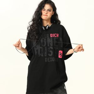 Vintage American Street Letter Print Short Sleeve T-Shirt for Men and Women - Summer Cotton Couple Top, Y2K Style