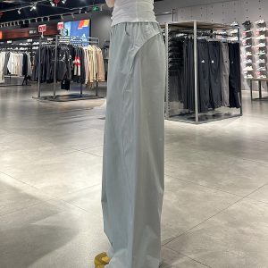 Vintage American-Style Cargo Pants for Women - Loose-Fitting Tapered Wide-Leg Design with Elastic Waist - Casual Versatile Sportswear