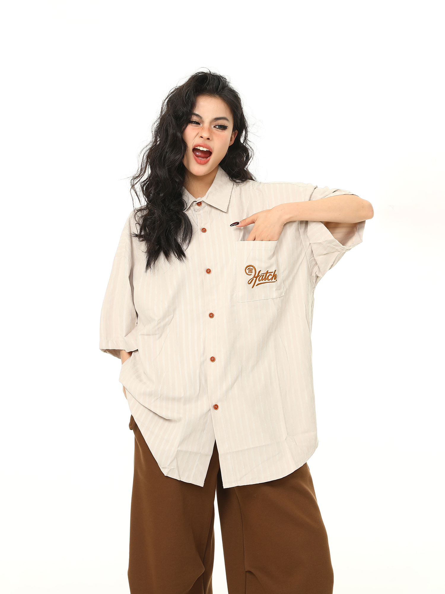 Vintage American Work Short Sleeve Shirt for Men and Women - Versatile Loose Fit Summer Casual Shirt Vintage American Work Short Sleeve Shirt for Men and Women - Versatile Loose Fit Summer Casual Shirt