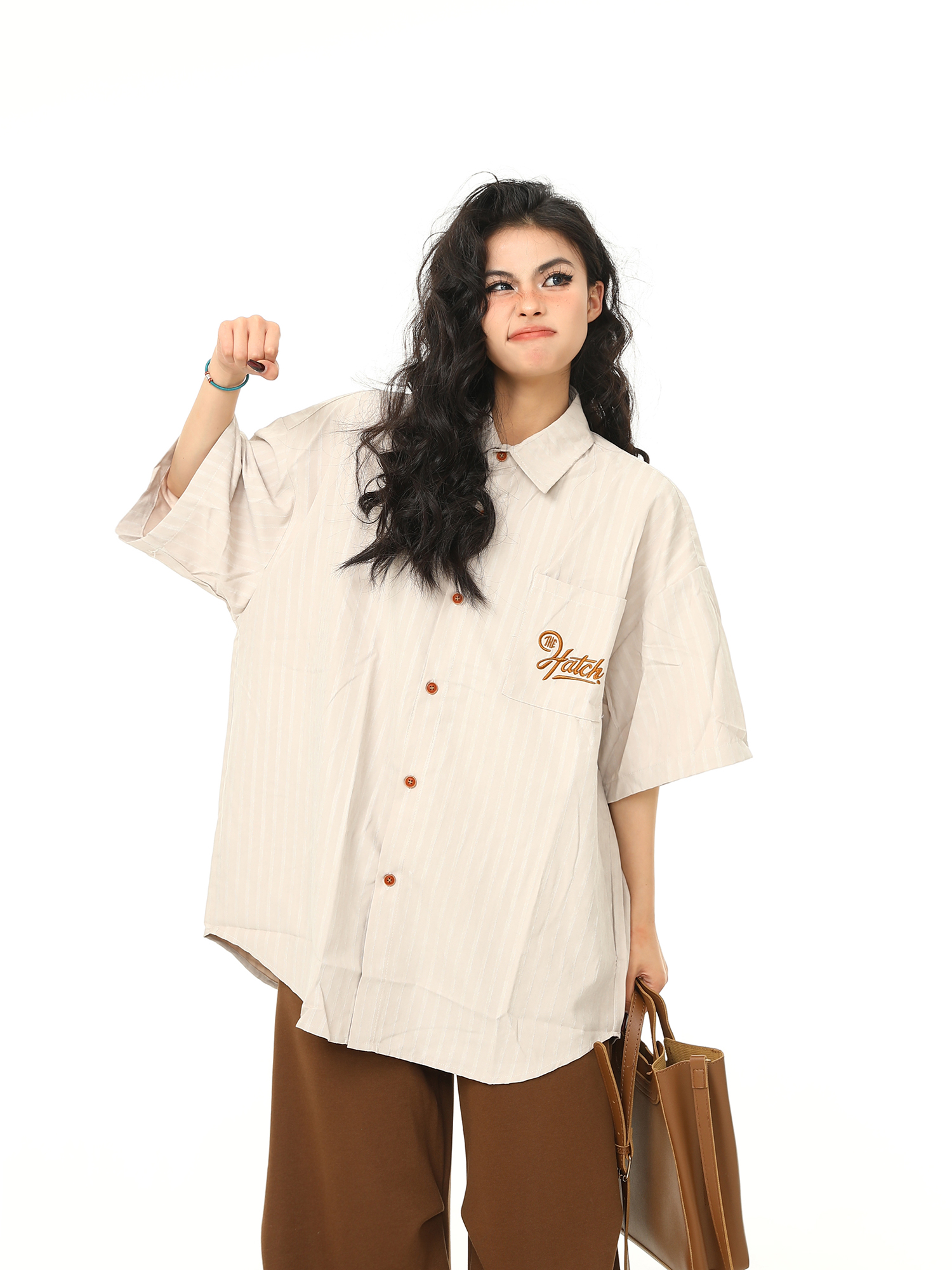 Vintage American Work Short Sleeve Shirt for Men and Women - Versatile Loose Fit Summer Casual Shirt Vintage American Work Short Sleeve Shirt for Men and Women - Versatile Loose Fit Summer Casual Shirt