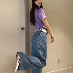 Vintage Dolphin Print Short Sleeve T-Shirt for Women, Slim Fit Summer Top, Round Neck Trendy Casual Style