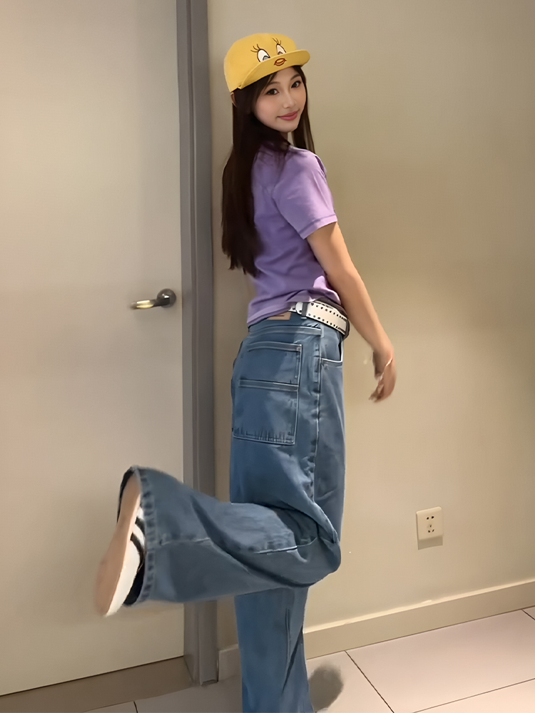 Vintage Dolphin Print Short Sleeve T-Shirt for Women, Slim Fit Summer Top, Round Neck Trendy Casual Style Vintage Dolphin Print Short Sleeve T-Shirt for Women, Slim Fit Summer Top, Round Neck Trendy Casual Style