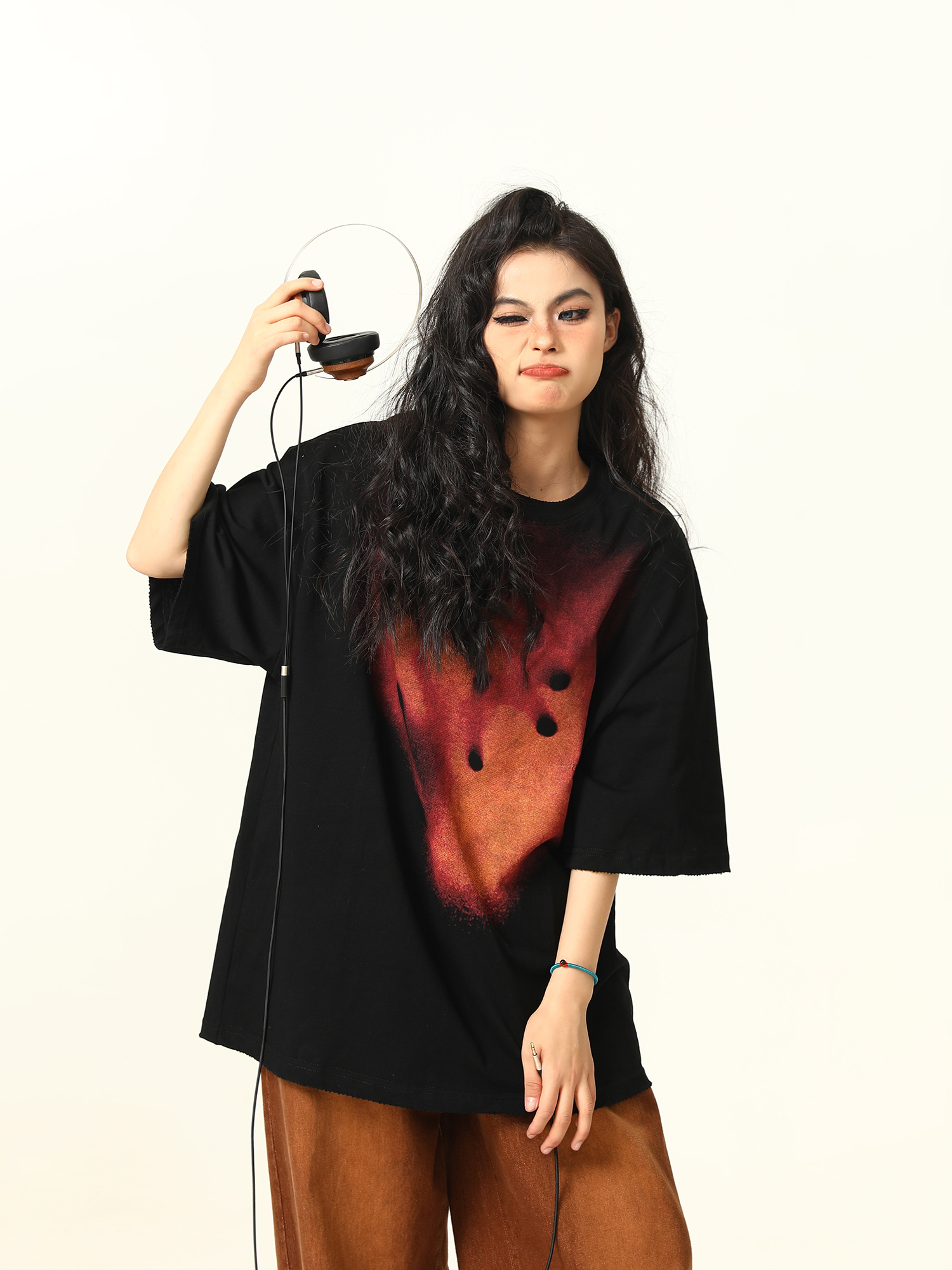 Vintage Fireworks Print Short Sleeve T-Shirt for Men and Women, Loose Fit Unisex Top, Retro American Style Vintage Fireworks Print Short Sleeve T-Shirt for Men and Women, Loose Fit Unisex Top, Retro American Style