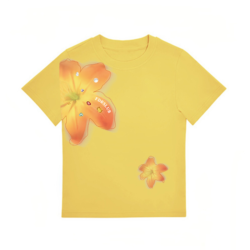 Vintage Floral Print Shoulder T-Shirt for Women, White Summer Short Sleeve Slim Fit Top, Sexy 90s Style Vintage Floral Print Shoulder T-Shirt for Women, White Summer Short Sleeve Slim Fit Top, Sexy 90s Style