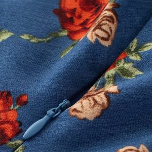 Vintage French Blue Printed Cami Dress for Women - 2025 Summer Resort Long Dress - Boho Style, Casual, Elegant Fashion