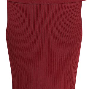 Vintage French Knitted V-Neck Red Sleeveless Halter Top - 2025 Early Spring Korean Style Women's Fashion