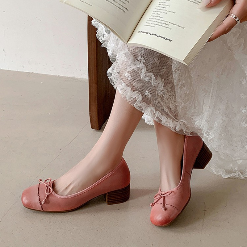 Vintage French Style Women's Mary Jane Loafers - Italian-Inspired Small Fragrant Evening Shoes, Trendy Temperament Footwear