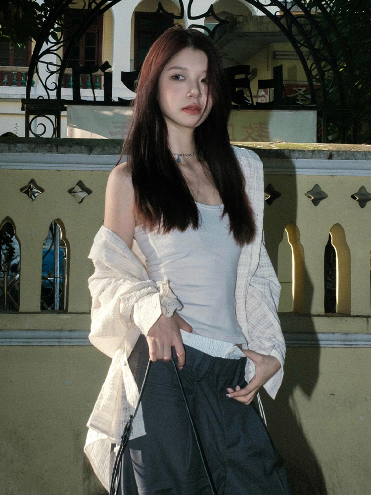 Vintage-Inspired Long Sleeve Drawstring Cardigan for Women - Textured Casual Top for Spring Fashion Vintage-Inspired Long Sleeve Drawstring Cardigan for Women - Textured Casual Top for Spring Fashion