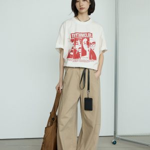 Vintage Punk Printed Short-Sleeve T-Shirt for Men and Women - Casual Loose Summer Tee, 90s Style