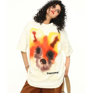 Vintage Street Graffiti Print Short Sleeve T-Shirt for Couples - Unisex Trendy 90s American Style Graphic Tee