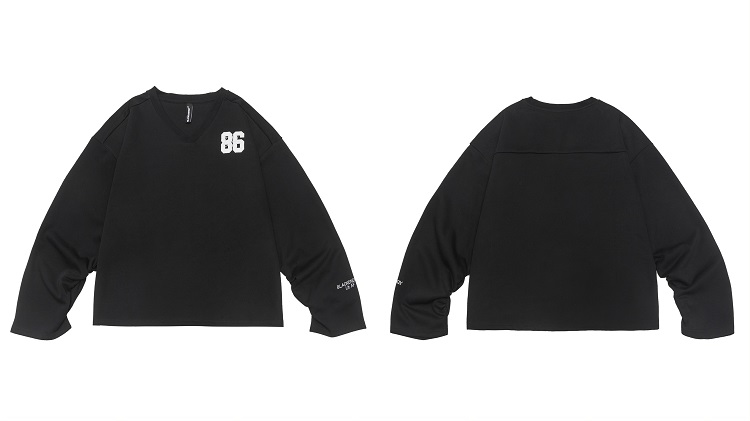 Vintage V-Neck Sweatshirt for Men and Women, Loose Casual Long Sleeve Jersey Jacket, Fall Fashion Essential Vintage V-Neck Sweatshirt for Men and Women, Loose Casual Long Sleeve Jersey Jacket, Fall Fashion Essential