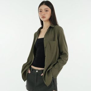 Vintage Washed Faux Two-Piece Denim Skirt Shorts - Y2K Work-Style Fashion for a Chic Casual Look