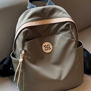 Water-Resistant Oxford Cloth Double Shoulder Bag - High-End Women's Travel Backpack for Commuting and Daily Use