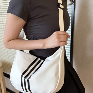 Waterproof Oxford Cloth Large-Capacity Dumpling Crossbody Bag for Women – Trendy Versatile Casual Sports Shoulder Bag