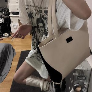 White Short Sleeve T-Shirt for Women - Summer Punk Print, Loose Off-Shoulder Top, Y2K Fashion, Subculture Style