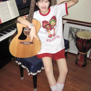 White Short Sleeve Women's Japanese-Style Color-Block Cartoon Print Heavyweight T-Shirt - Summer Half-Sleeve Couple Top