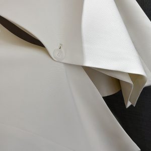 White Suit Jacket for Women, Unique Back Split Blazer, Niche Goddess Style, Spring Autumn 2025 Fashion, Chic Outerwear