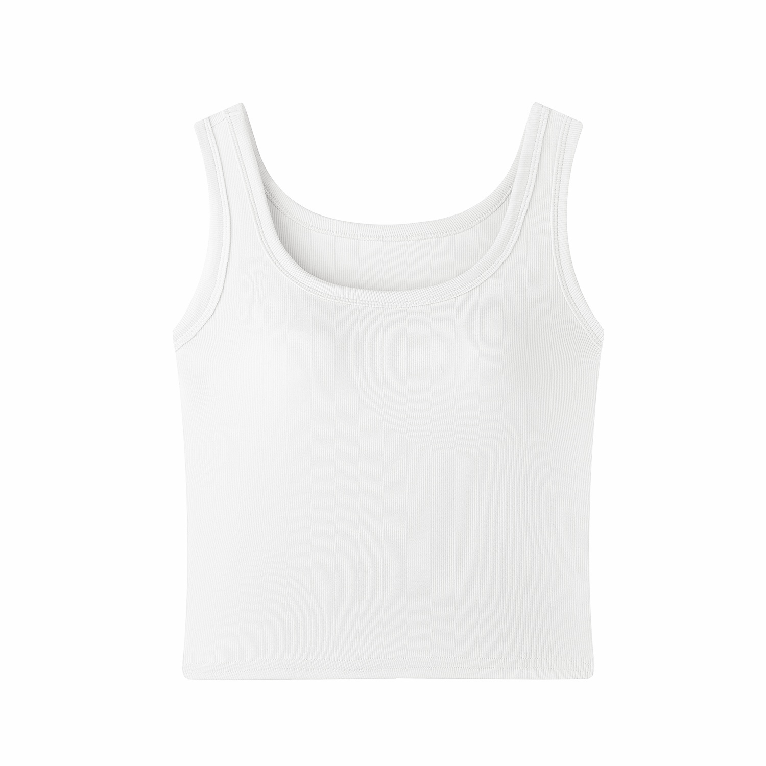 Wide Strap Tank Top with Chest Pads for Women - 2025 Spring/Summer Camisole - Perfect for Layering & Early Spring Outfits
