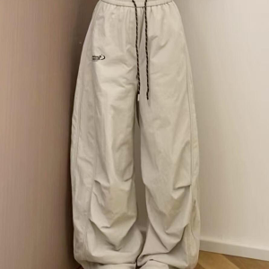 Women's American-Style Pleated Cargo Pants, Slimming Straight-Leg, Wide-Leg Loose-Fitting for Jazz Dance and Casual Wear