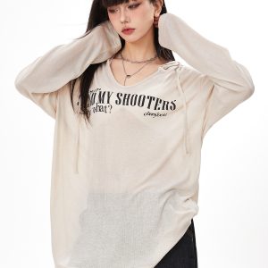 Women's Black Loose Jazz Top - Spicy Girl Dancing Summer Shirt with Sun Protection, Airy Design for Comfort