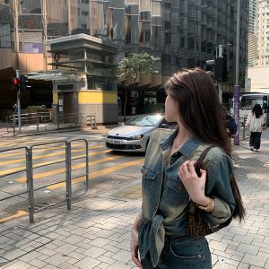 Women's Bodycon Denim Shorts - Slimming Blue Hot Pants, Stretchy Fit, Stylish Casual Summer Wear