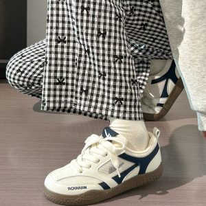 Women's Breathable Mesh Training Shoes, Summer White Sneakers, Original Design Canvas Sneakers for Style and Comfort