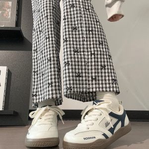 Women's Breathable Mesh Training Shoes, Summer White Sneakers, Original Design Canvas Sneakers for Style and Comfort