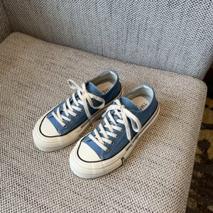 Women’s Casual Sneakers - 2025 Korean Style Lace-Up Flat Low-Top Canvas Shoes for Versatile Everyday Wear