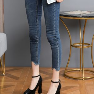 Women's Chunky Heels 10CM Platform One-Strap Flats, Waterproof Spring Autumn Style