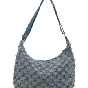 Women's Denim Dumpling Crossbody Bag - Large Capacity Summer Shoulder Tote in Trendy Korean Style 2025