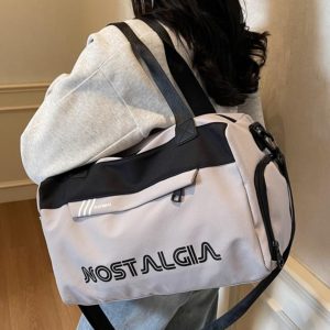 Women’s Fitness Bag with Dry Wet Separation - Versatile Sports Training, Yoga, Swimming, and Travel Luggage Bag