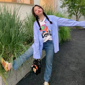 Women's Floral Print T-Shirt, Short Sleeve, Loose Fit, Plus Size, Trendy Spring/Summer 2025 Casual Top