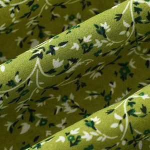 Women's French Style Green Summer Dress 2025 - High-End, Waist-Cinching, Slimming Design for Vacation and Everyday Wear