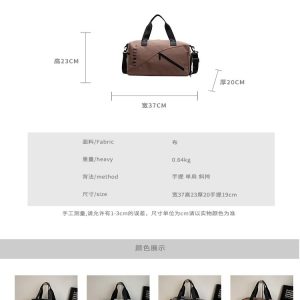 Women's Gym Bag with Dry Wet Separation | Sports Training & Yoga Bag for Short Trips & Business Travel