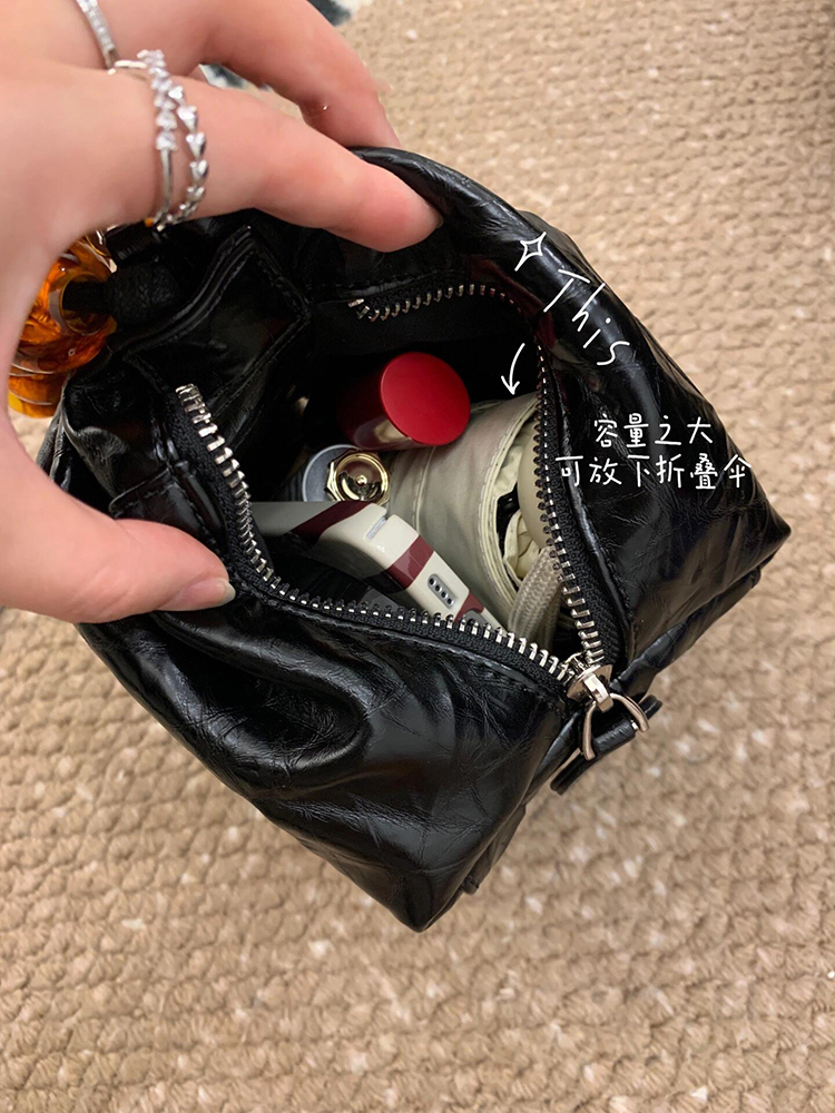 Women's High-End Textured Beaded Black Tote Crossbody Bag - 2024 Spring Summer Chinese Style Commuter Accessory Women's High-End Textured Beaded Black Tote Crossbody Bag - 2024 Spring Summer Chinese Style Commuter Accessory