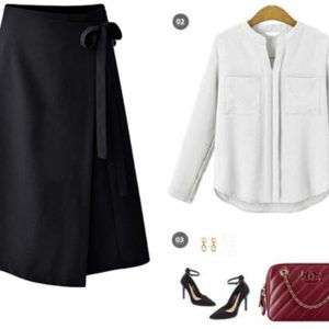 Women's High Waist Midi Strap Dress - Irregular Split A-Line Skirt for Spring Summer 2025