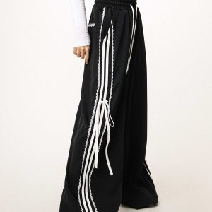 Women's Hip-Hop Casual Wide-Leg Jazz Dance Pants - Loose Fit Street Style for Hot Girl Vibes