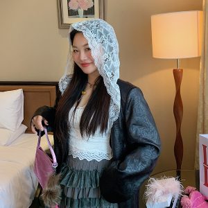 Women's Lace Camisole Tank Top - Stunning White Layering Piece for Spring/Summer 2025, Y2K Fashion Essential