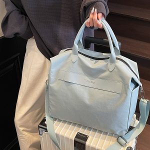 Women's Large Capacity Travel Bag - Lightweight Crossbody Sports Bag for Short Trips and Commuting