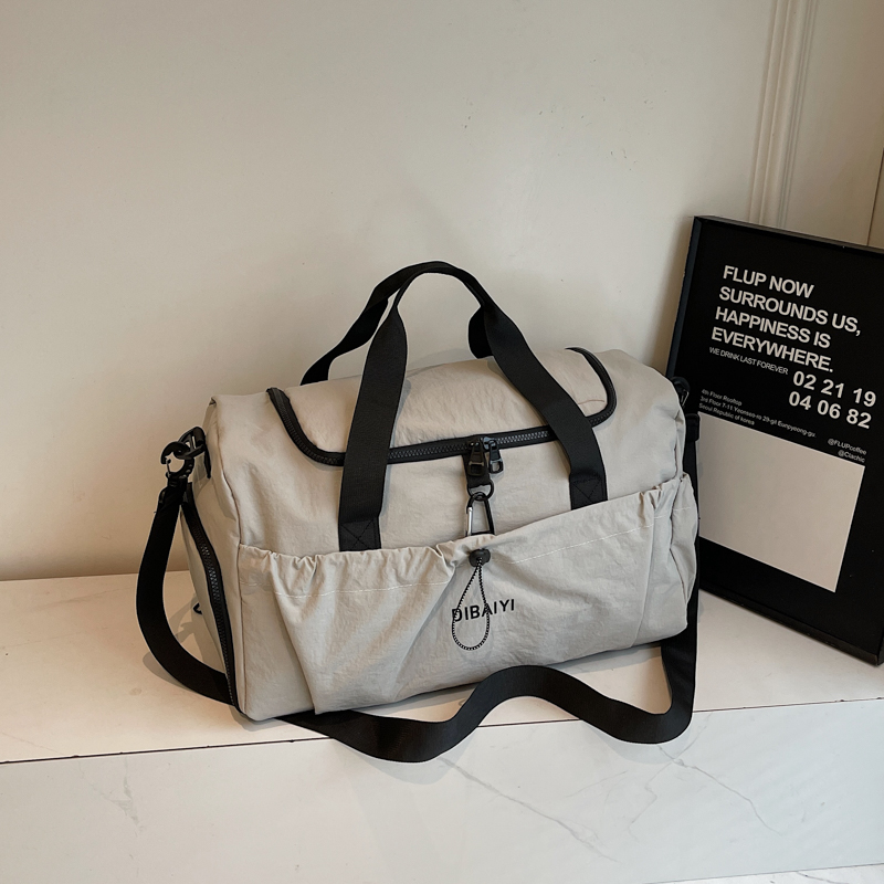 Women's Large Capacity Travel Sports Gym Bag - Lightweight Portable Hand-Held Shoulder Crossbody Luggage