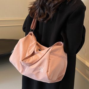 Women's Lightweight Crossbody Sports Bag - Large Capacity Fitness Shoulder Bag for Short Trips & Versatile Travel Use