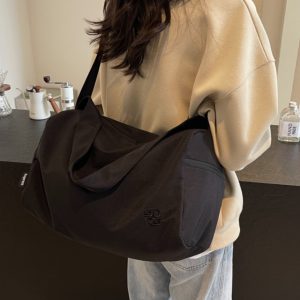 Women's Lightweight Crossbody Sports Bag - Large Capacity Fitness Shoulder Bag for Short Trips & Versatile Travel Use