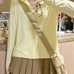 Women's Lightweight Hooded Sun Protection Jacket - UPF 50+ Ice Silk Breathable Cape Cardigan for Summer Outdoor Wear