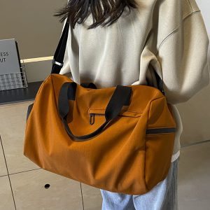 Women's Lightweight Training Bag with Dry Wet Separation, Crossbody Travel Luggage, Portable Short Trip Storage Bag