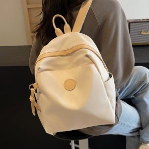 Women's Lightweight Travel Backpack - Casual Small Versatile Shoulder Bag for Commuting, School, and Hiking Adventures