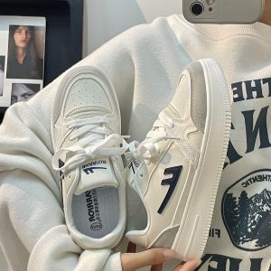 Women's Little White Sneakers - 2025 Spring/Summer Korean Style Casual Shoes for Students, Versatile INS Sports Footwear